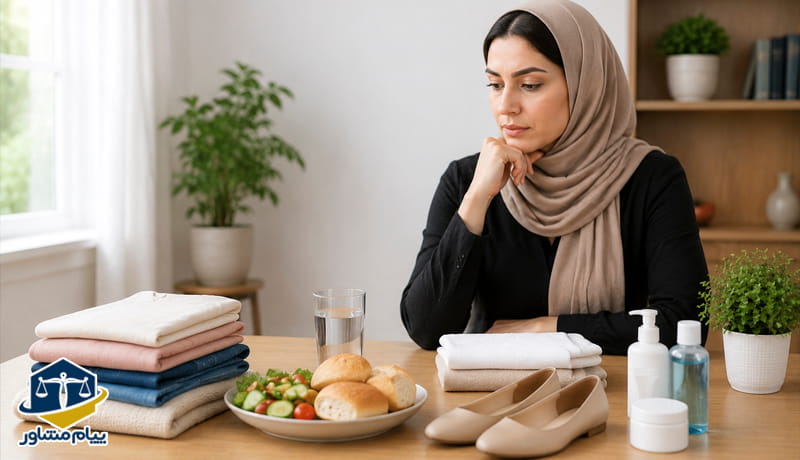 نفقه شامل چه چیزهایی می شود