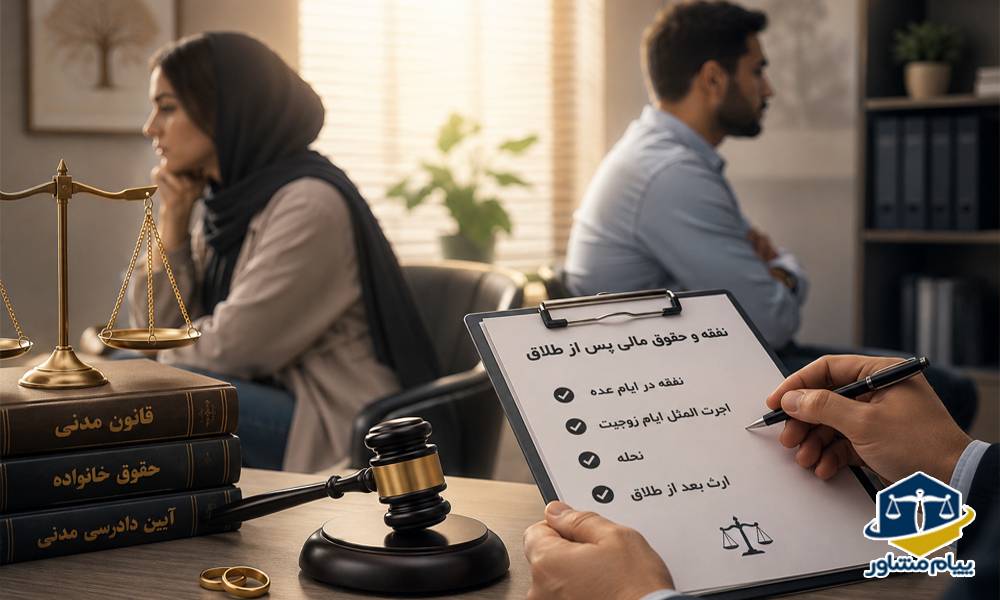 نفقه زن بعد از طلاق